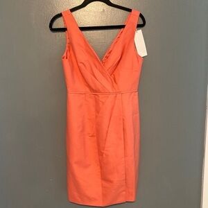 NWT J. Crew Coral Colored Bridesmaid Dress